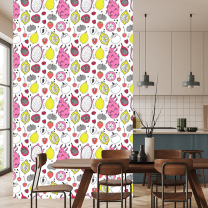 Wallpaper For The Kitchen - Exotic Fruits