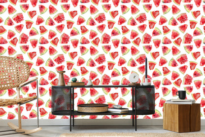 Wallpaper Watermelons For The Dining Room Kitchen