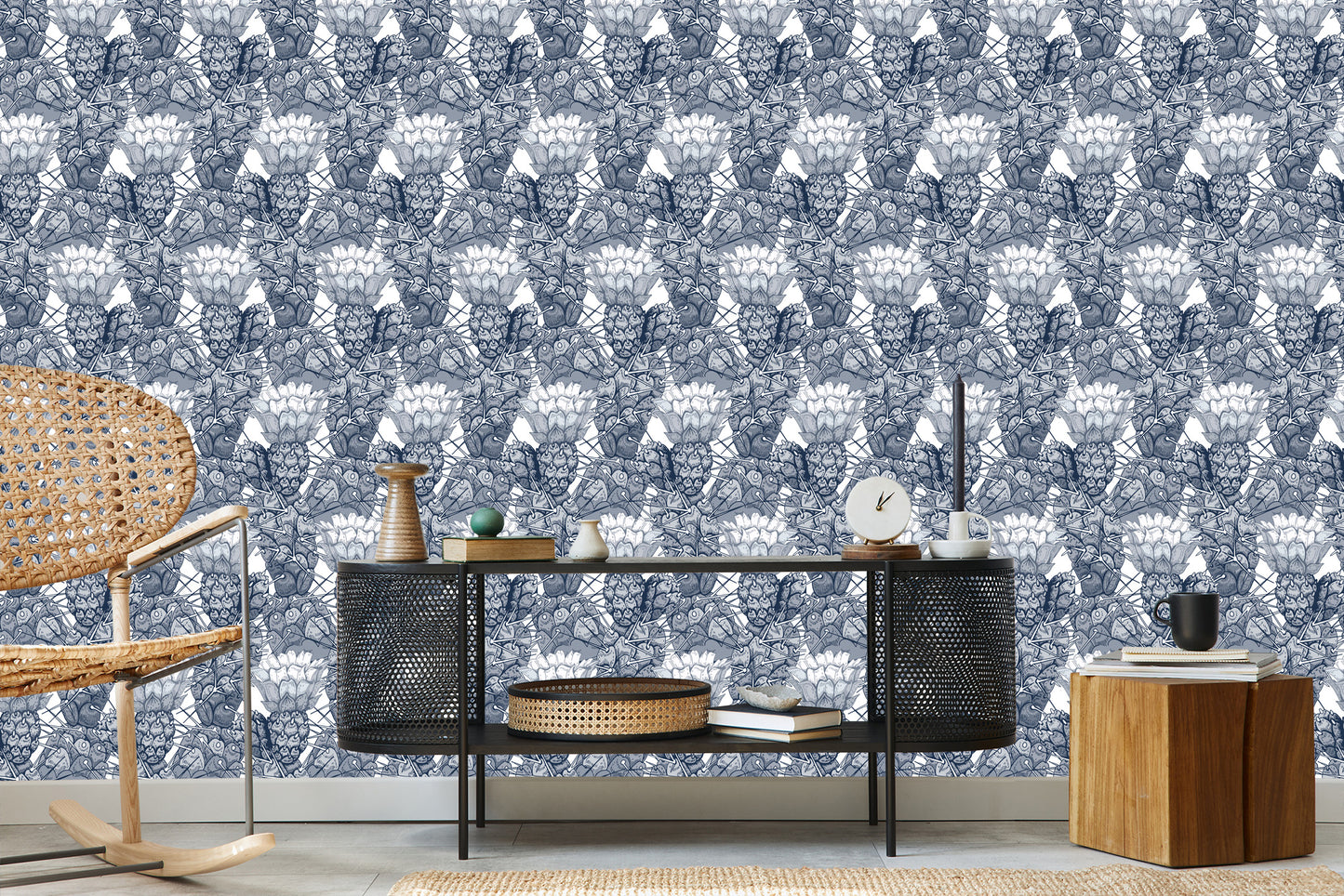 Wallpaper Cacti With Flowers