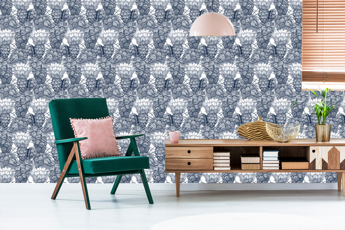 Wallpaper Cacti With Flowers