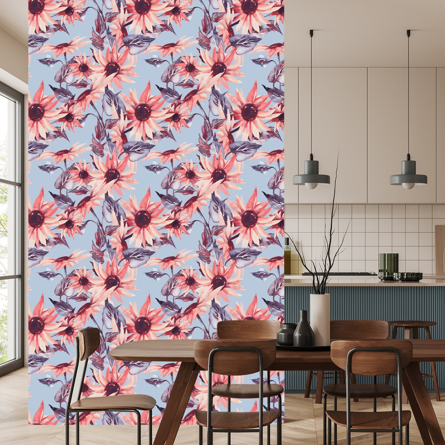 Wallpaper Pink Sunflower Flowers