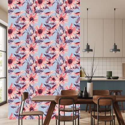 Wallpaper Pink Sunflower Flowers