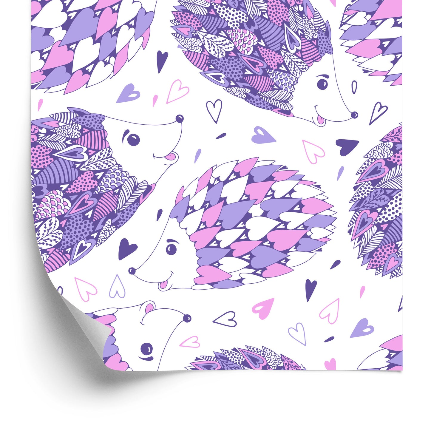 Wallpaper For Children Colorful Forest Animals Of The Heart