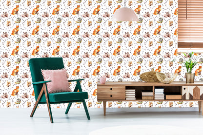Wallpaper For Children - Forest Animals