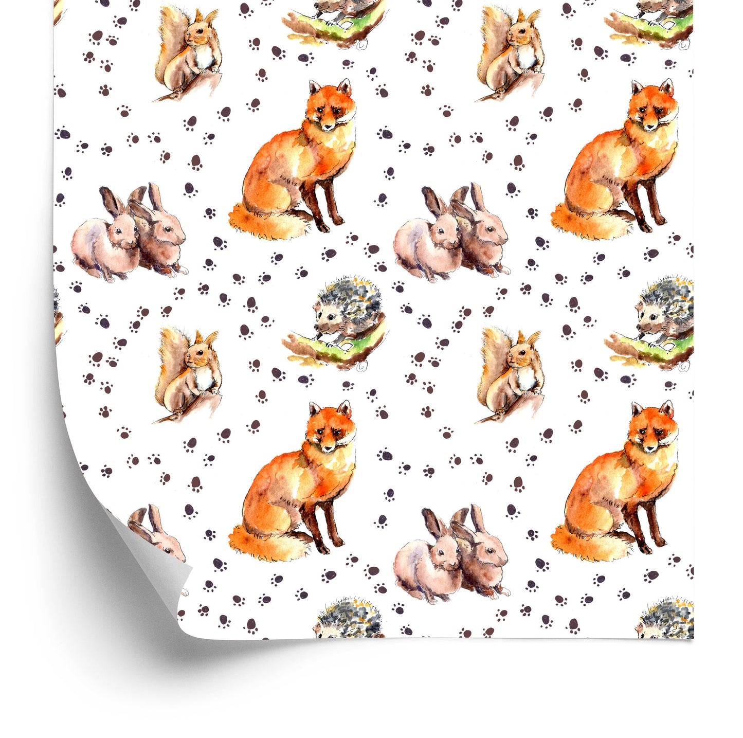 Wallpaper For Children - Forest Animals