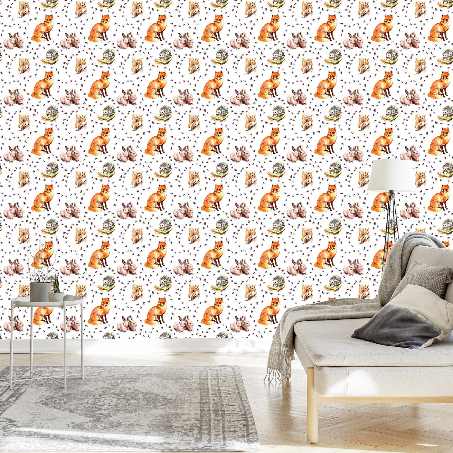 Wallpaper For Children - Forest Animals