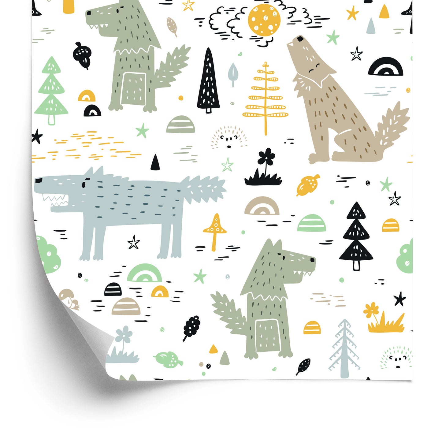 Wallpaper Animals In The Forest