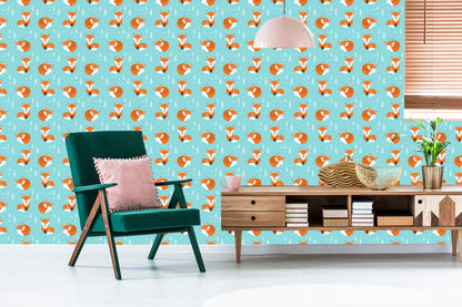 Wallpaper Sleeping Foxes In The Forest
