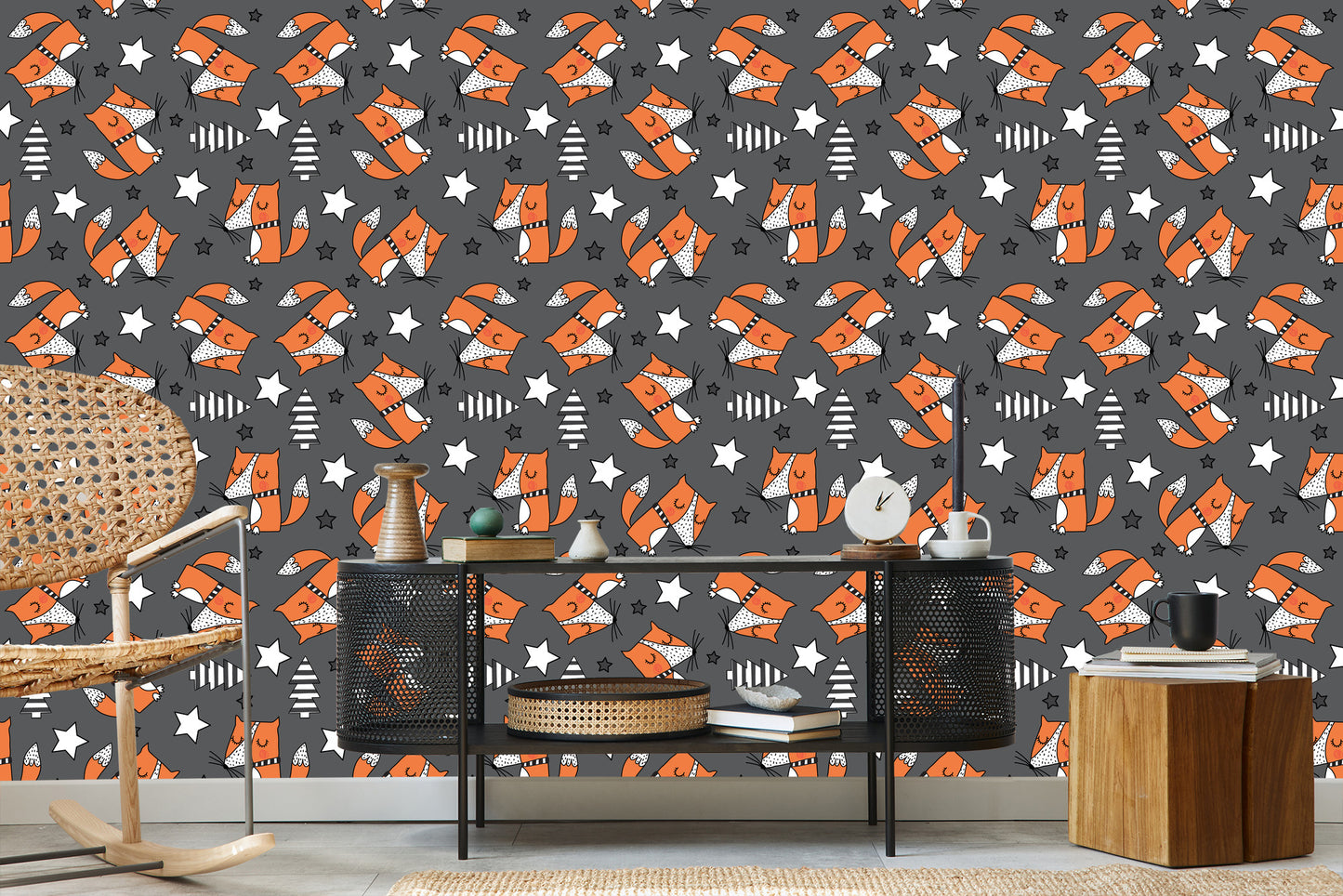 Wallpaper Comic Foxes