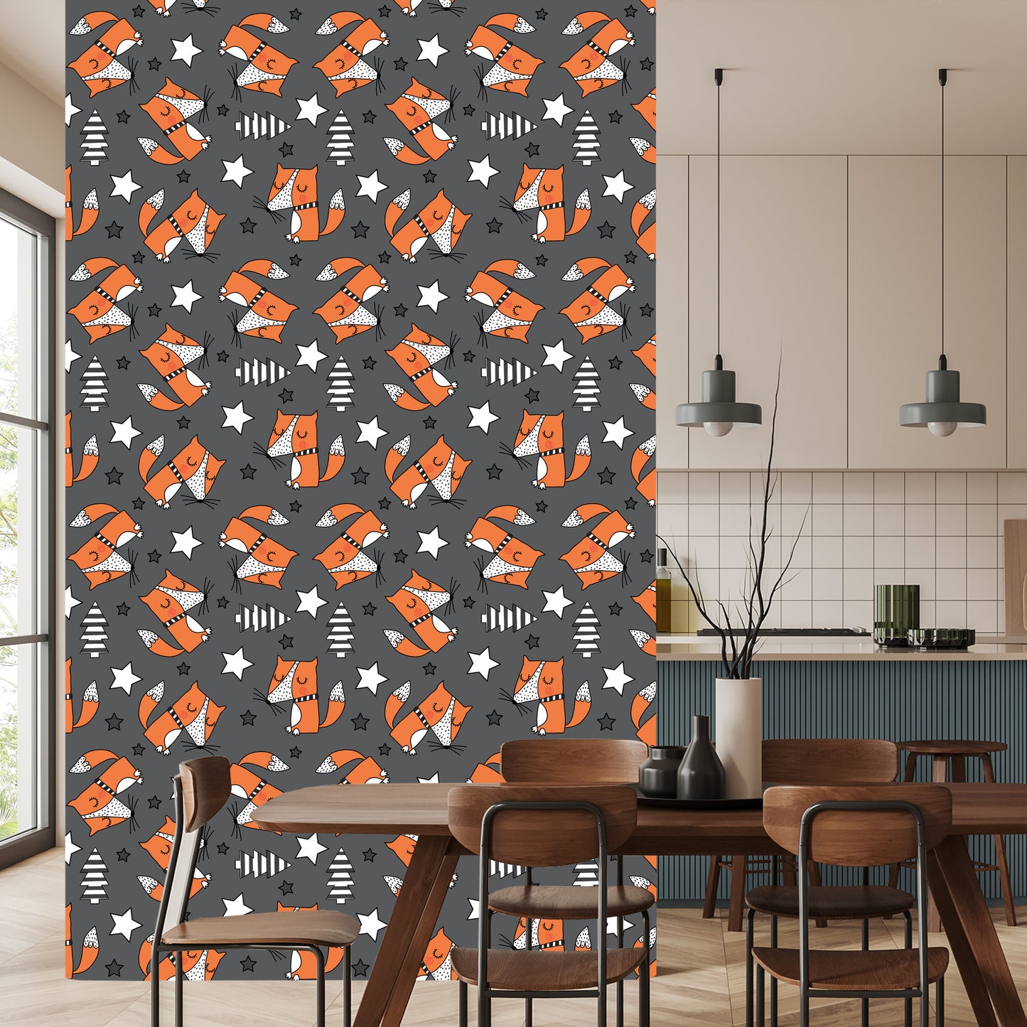 Wallpaper Comic Foxes