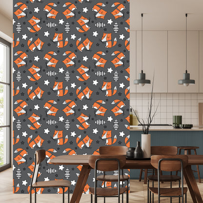 Wallpaper Comic Foxes