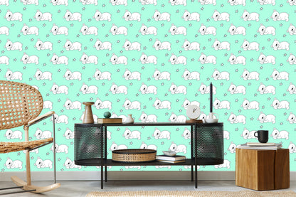 Wallpaper For Children - Sleeping Bears