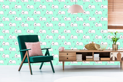 Wallpaper For Children - Sleeping Bears