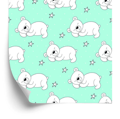 Wallpaper For Children - Sleeping Bears