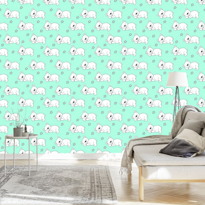 Wallpaper For Children - Sleeping Bears