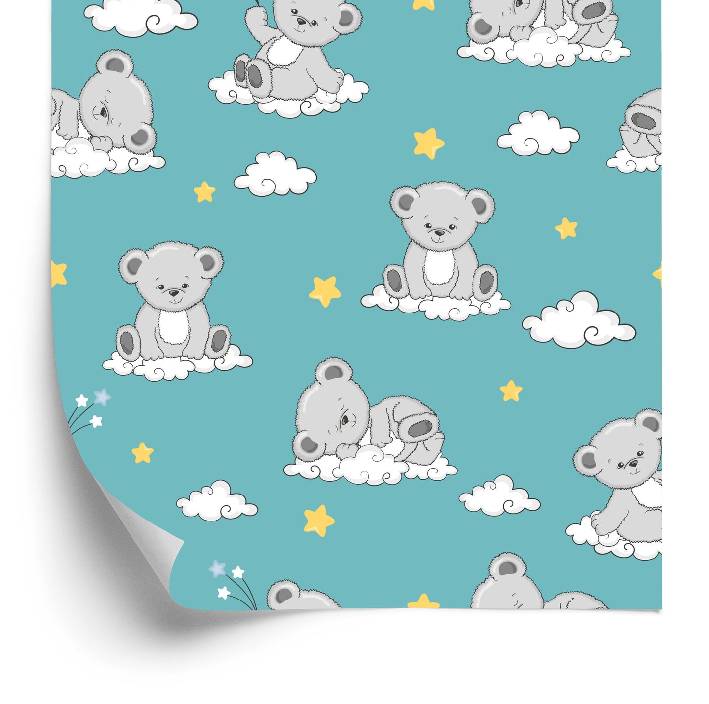 Wallpaper For Children - Happy Sleeping Bears