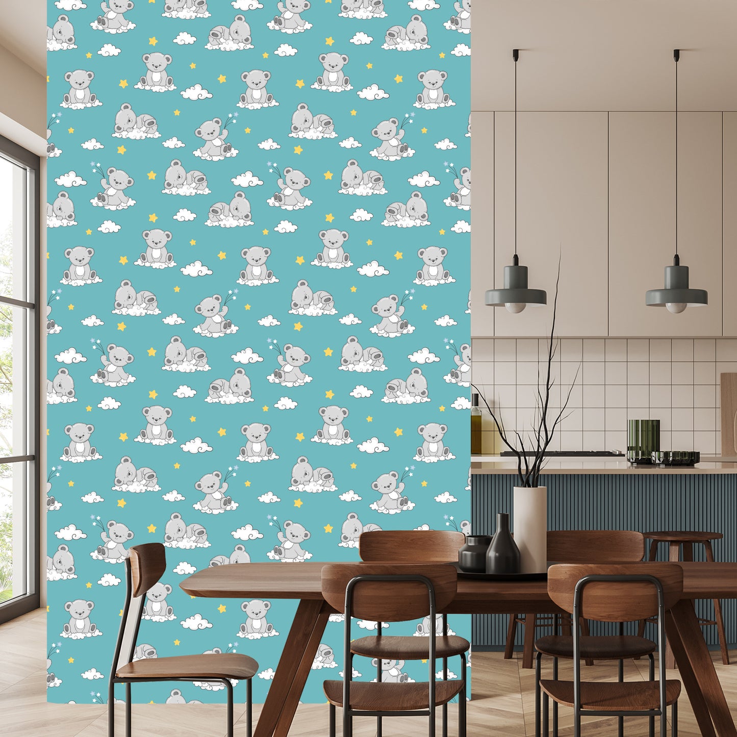 Wallpaper For Children - Happy Sleeping Bears