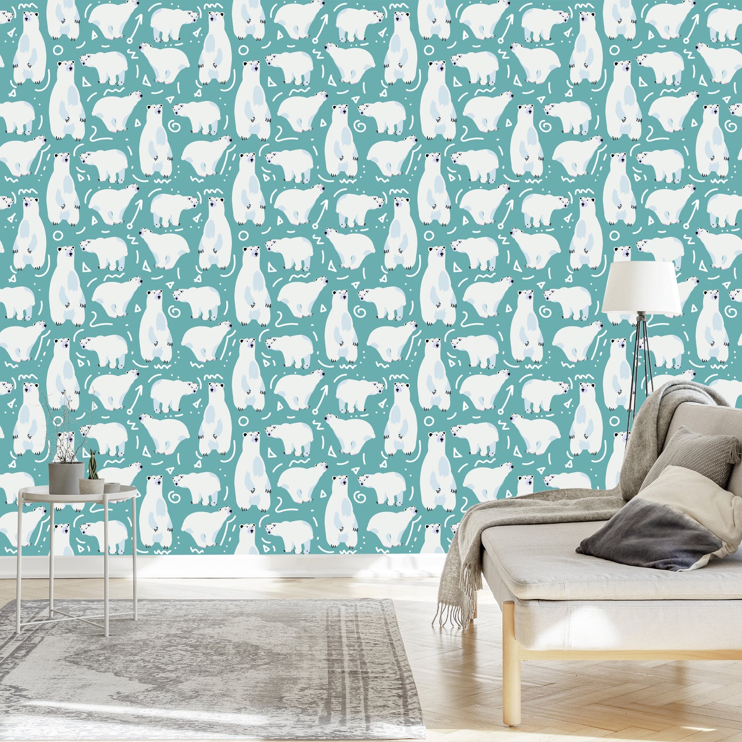 Wallpaper For Children - Funny Polar Bears