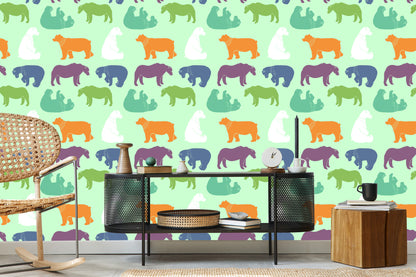 Wallpaper For Children - Colorful Bears