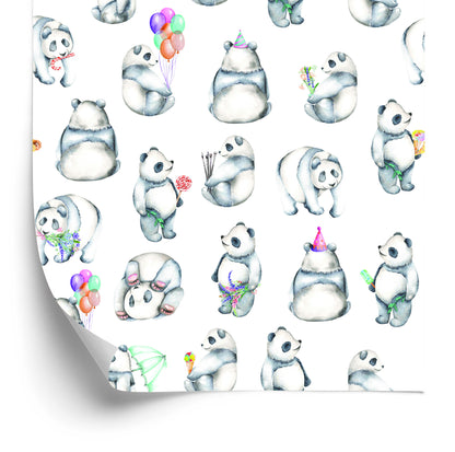 Wallpaper For Children - Happy Pandas