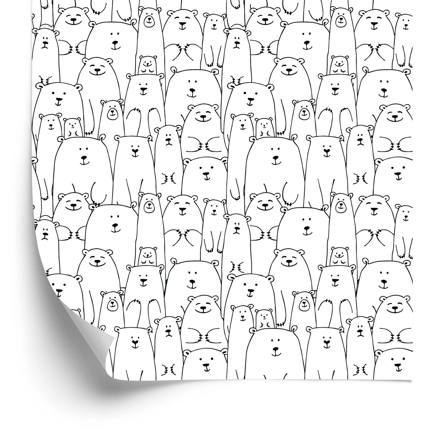 Wallpaper The Bear Family
