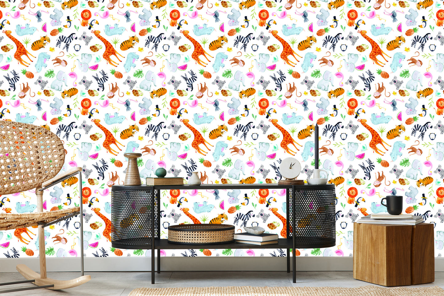 Wallpaper For Children - Safari Animals