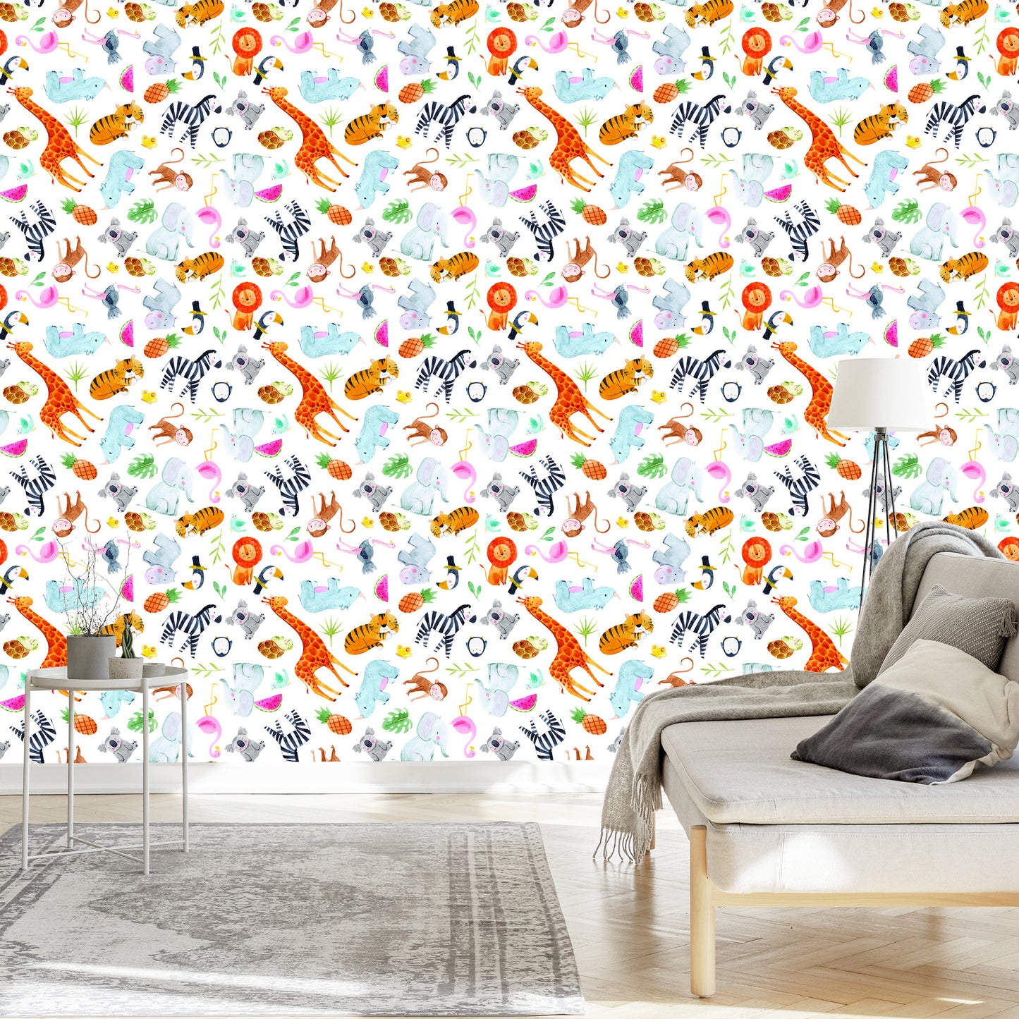 Wallpaper For Children - Safari Animals