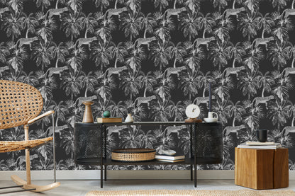 Wallpaper Wild Cats And Palms
