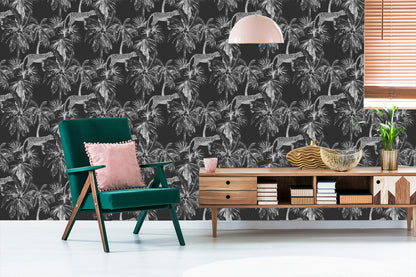 Wallpaper Wild Cats And Palms