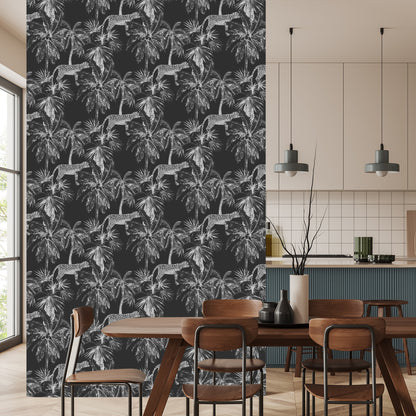 Wallpaper Wild Cats And Palms