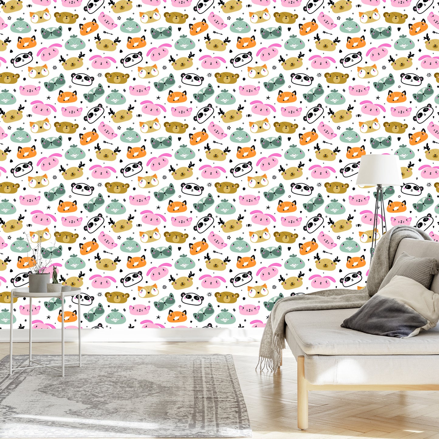 Wallpaper Colorful Animals