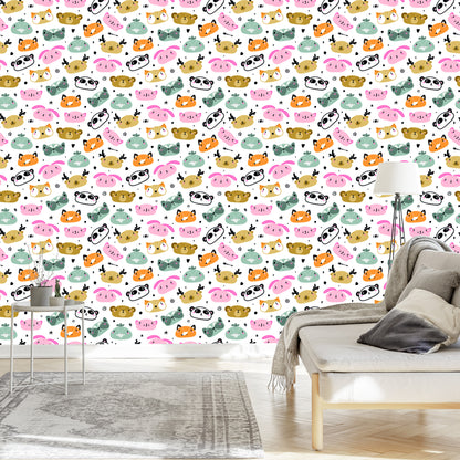 Wallpaper Colorful Animals
