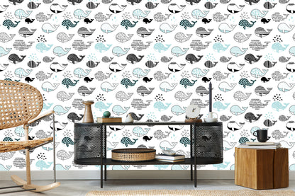 Wallpaper For Children - Whales