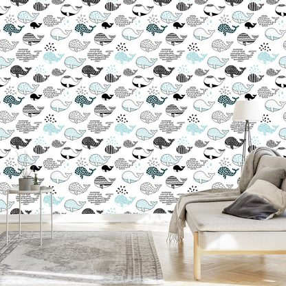 Wallpaper For Children - Whales