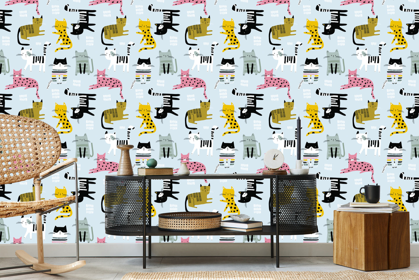 Wallpaper For Children - Colorful Birds