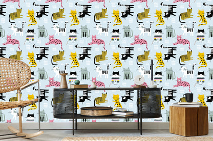Wallpaper For Children - Colorful Birds
