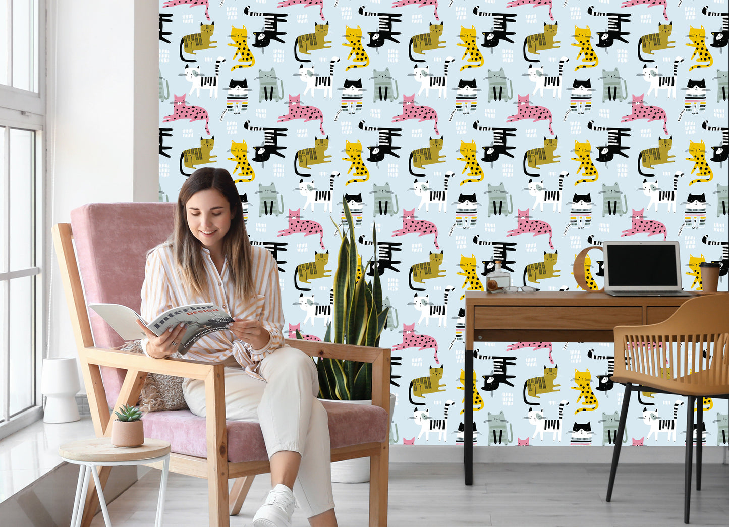 Wallpaper For Children - Colorful Birds