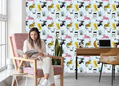 Wallpaper For Children - Colorful Birds