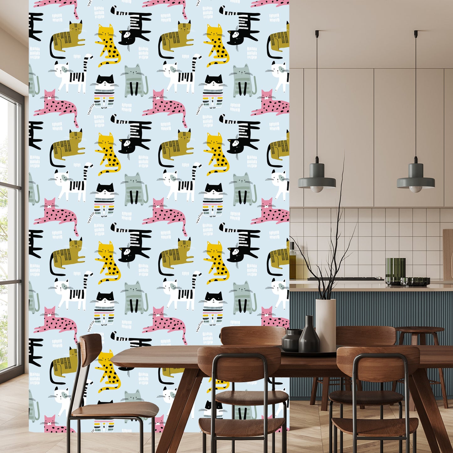 Wallpaper For Children - Colorful Birds