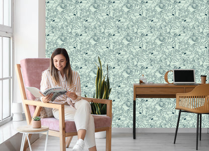 Wallpaper Toucans And Exotic Plants