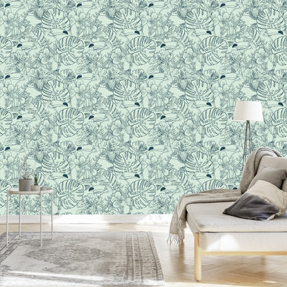 Wallpaper Toucans And Exotic Plants