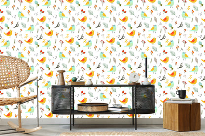 Wallpaper Colorful Birds