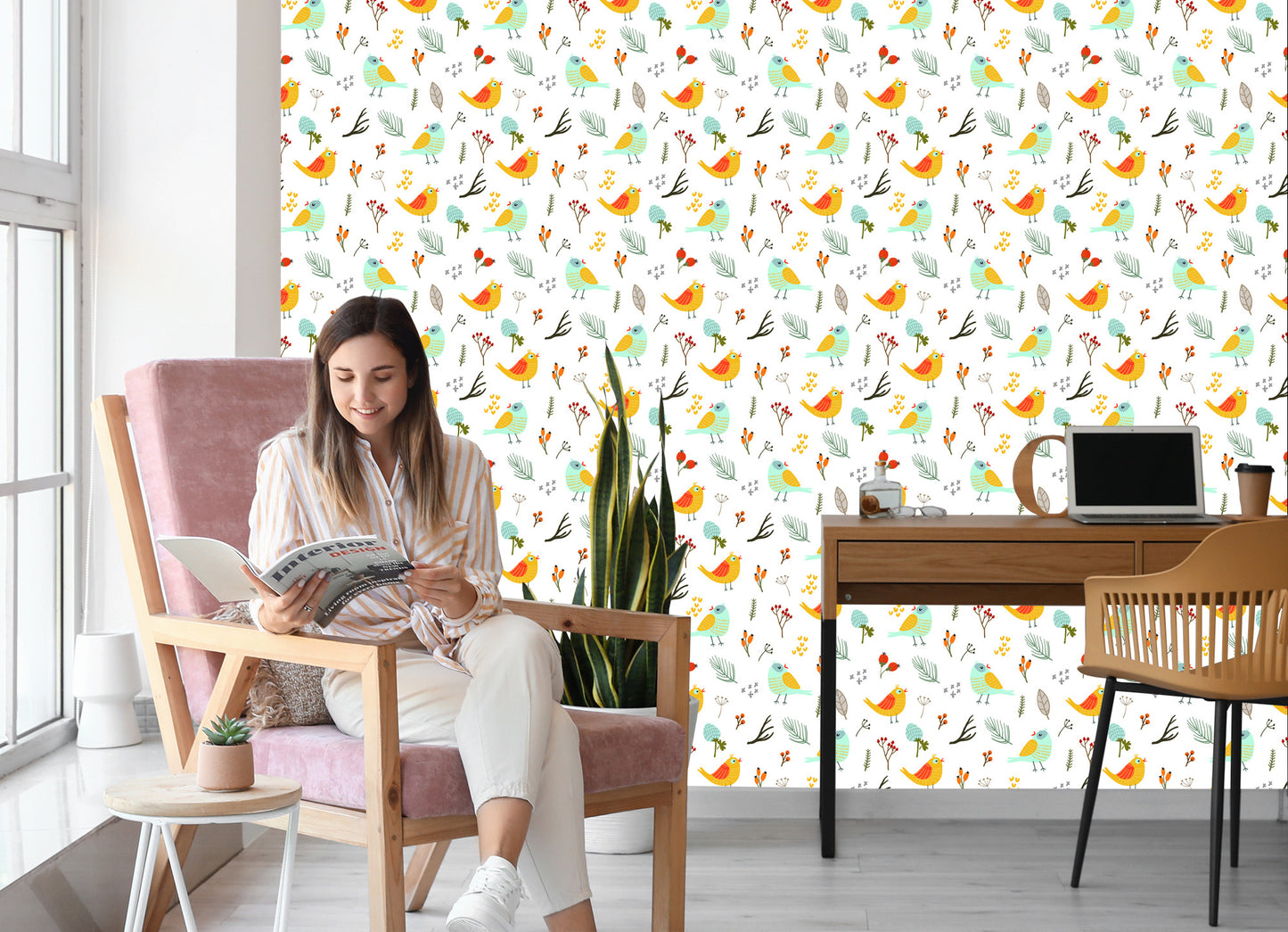 Wallpaper Colorful Birds