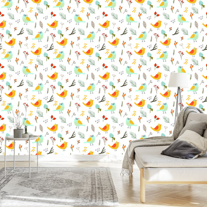 Wallpaper Colorful Birds