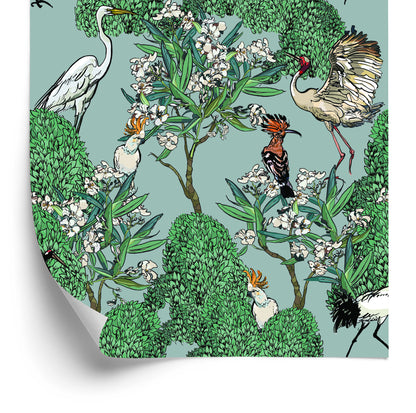 Wallpaper Beautiful Birds And Trees