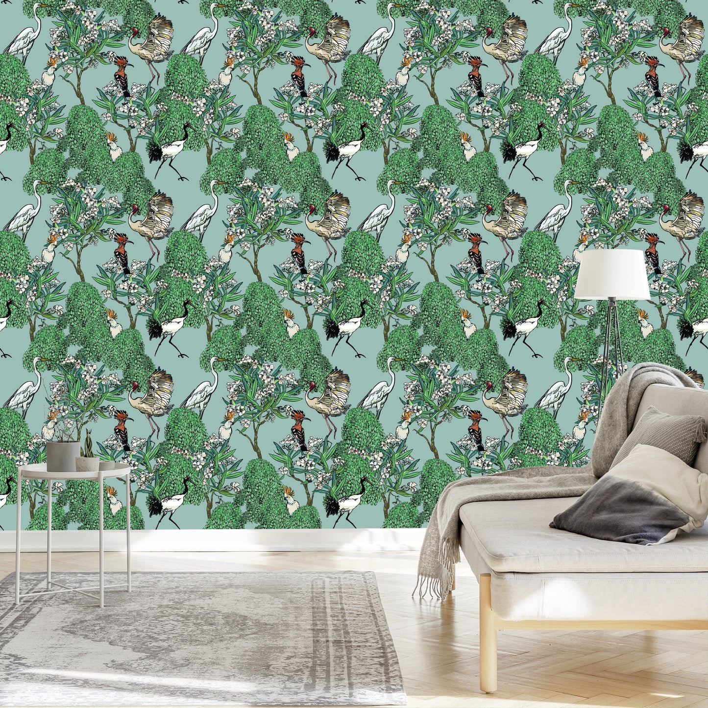 Wallpaper Beautiful Birds And Trees