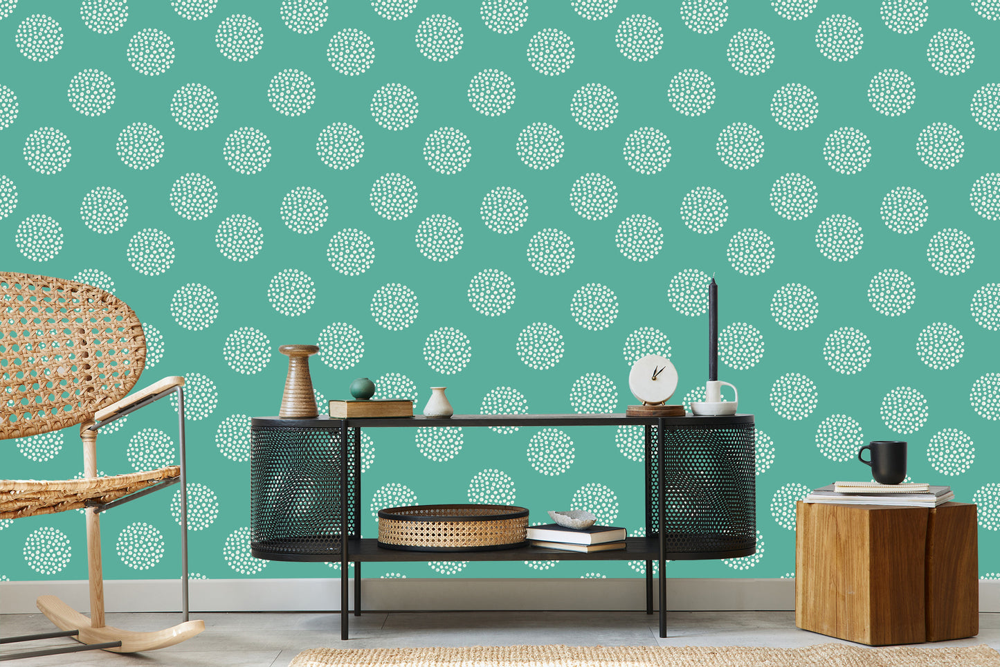 Wallpaper Hand Drawn Dots