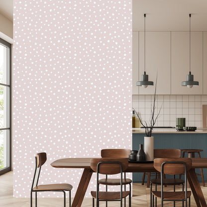 Wallpaper Abstract White Polka Dots