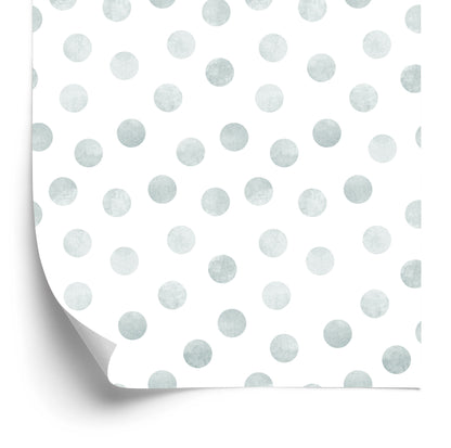 Wallpaper Gray Painted Dots