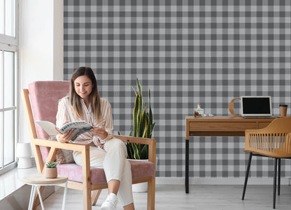 Wallpaper Modernist Abstract Lattice